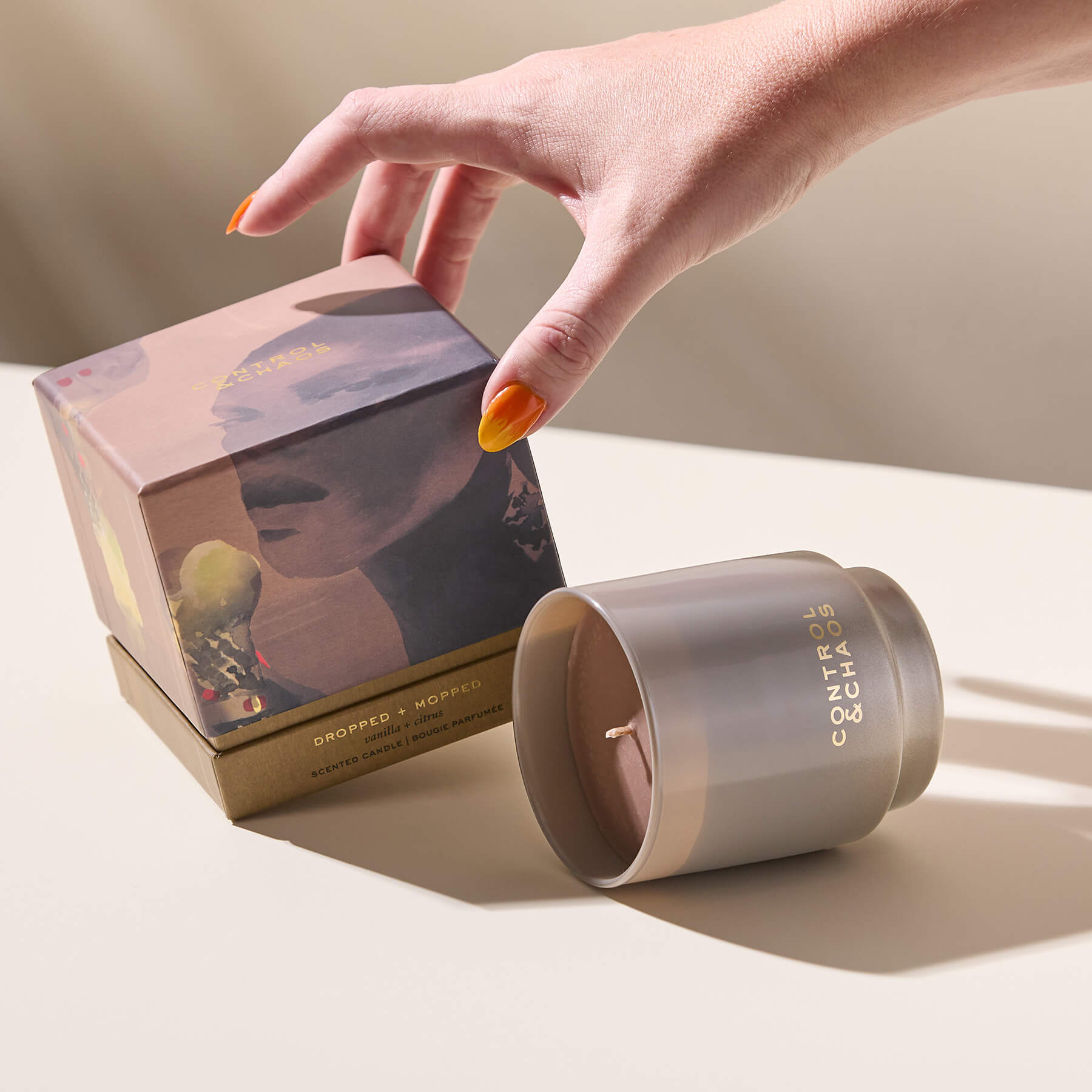 Vanilla + Citrus Candle | Dropped + Mopped